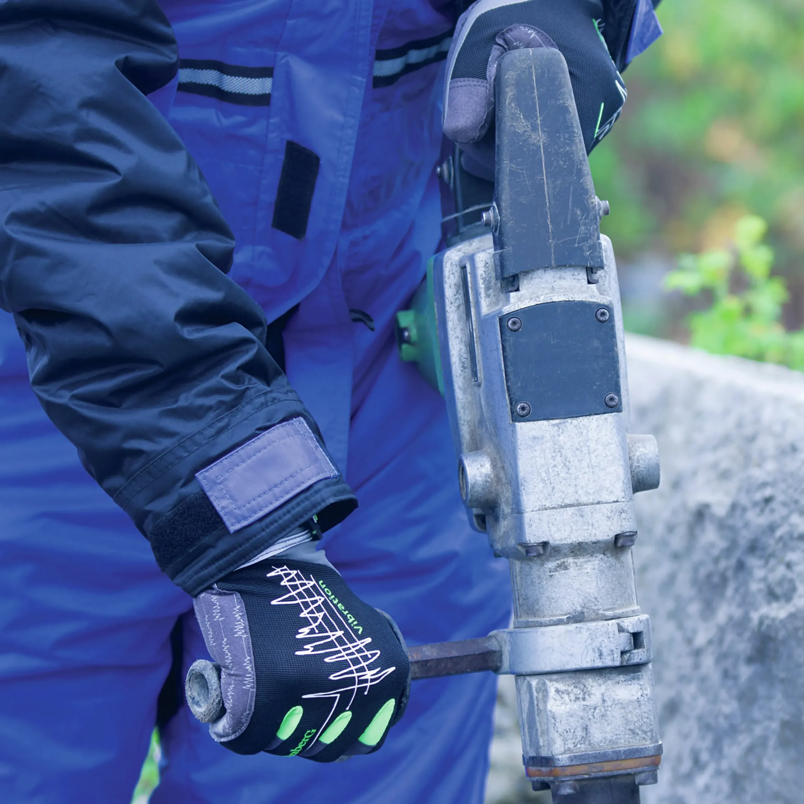 Arbetshandskar Antivibration Syntet Svart 10>Granberg Outlet