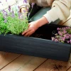 Balkonglåda Botanica Återvunnen plast Svart 80cm>Orthex Outlet