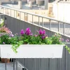 Balkonglåda Botanica Återvunnen plast Vit 60cm>Orthex New
