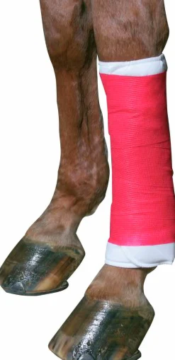 Bandage EquiLASTIC 5cmx4,5m Röd>Kerbl Outlet