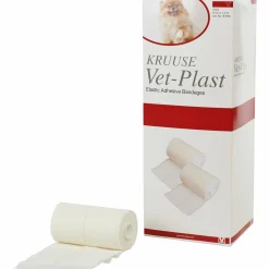 Bandage Vet-Plast Vit 10cmx4,5m 10-p>Kruuse Hot