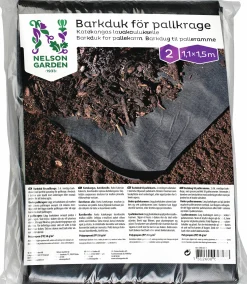 Barkduk till Pallkrage helpall Svart 2-p>Nelson Garden New