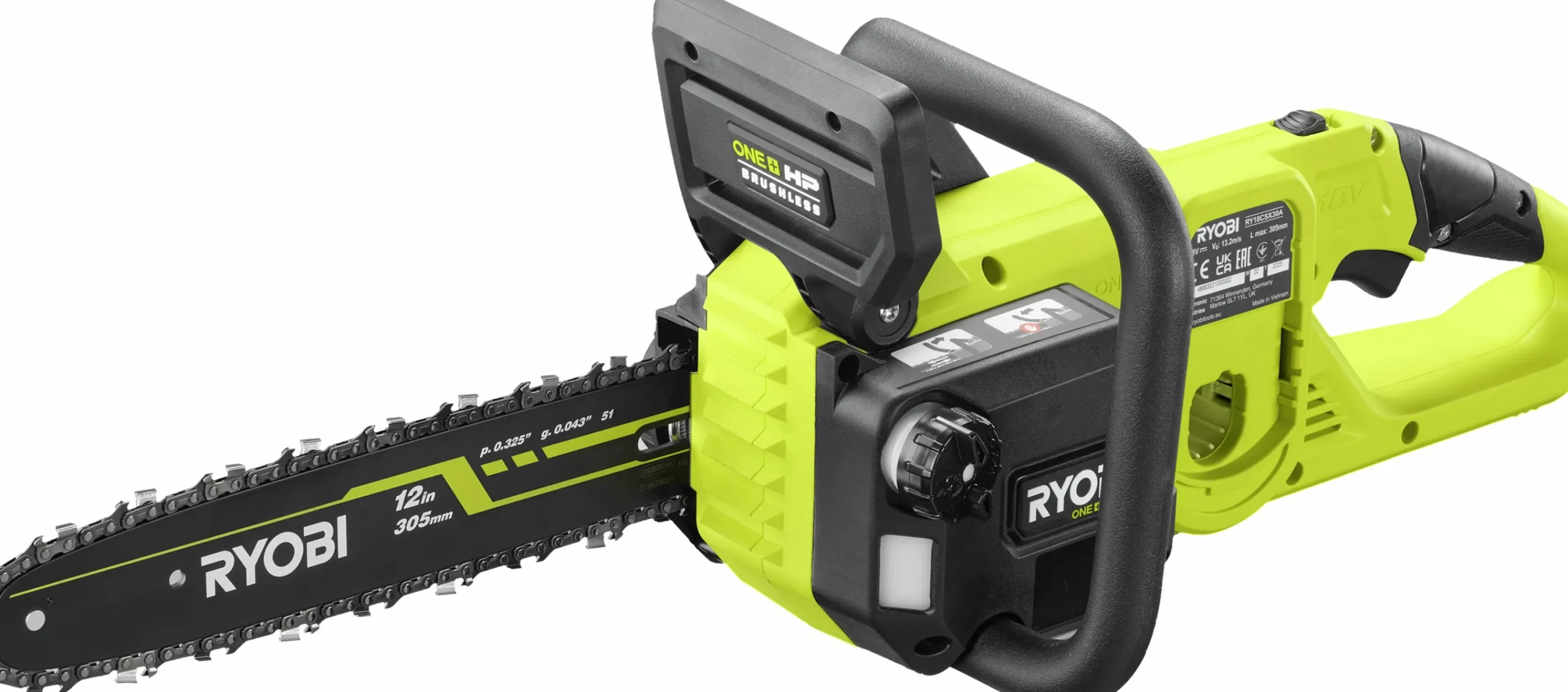 Batteridriven motorsåg ONE+RY18CSX30A-0 18V ex.batteri>Ryobi Discount