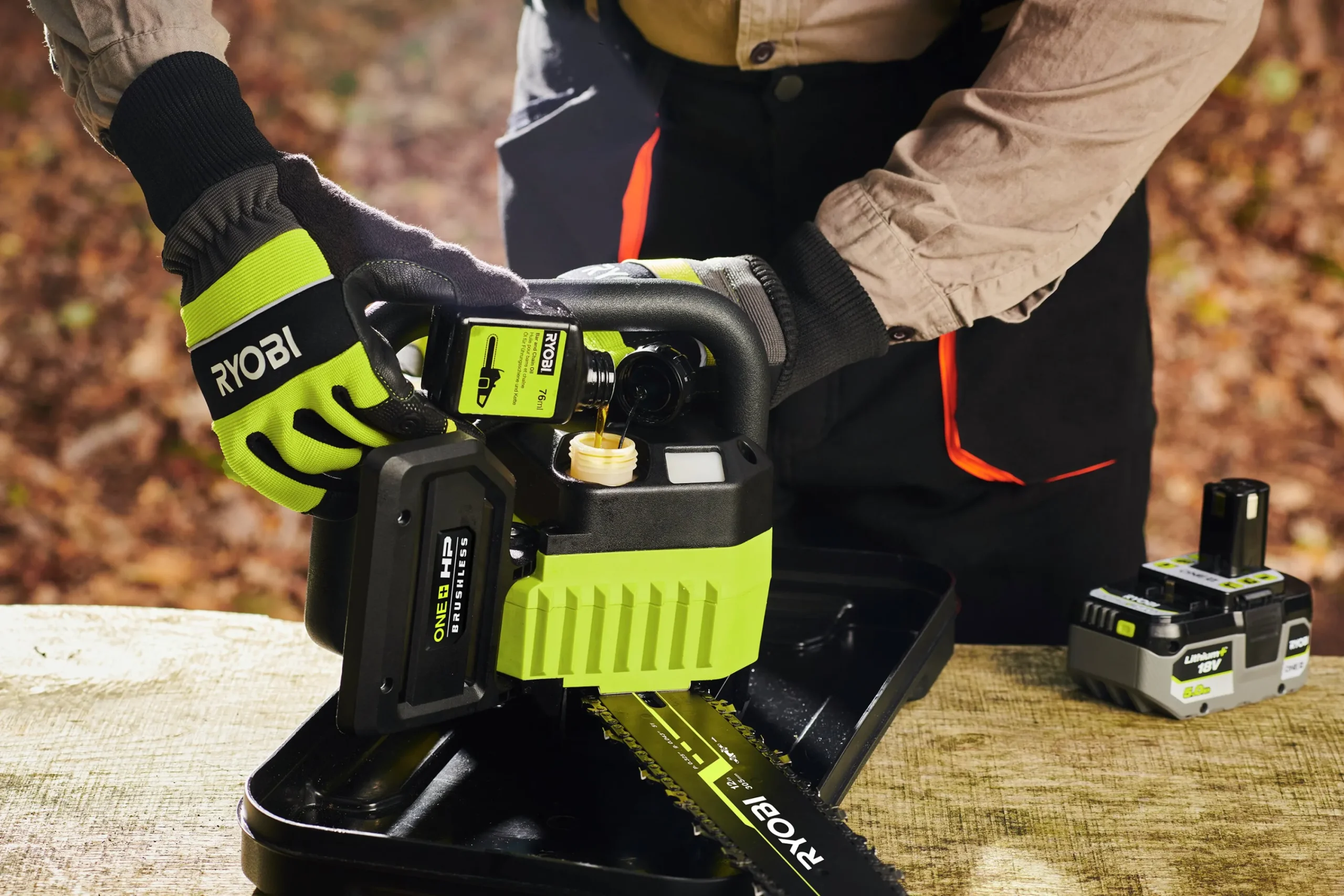 Batteridriven motorsåg ONE+RY18CSX30A-0 18V ex.batteri>Ryobi Discount