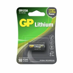Batteri Lithium CR123A 1-p>GP Batteries Discount