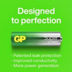 Batteri Super Alkaline AA/LR6 20-p>GP Batteries