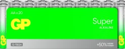 Batteri Super Alkaline AA/LR6 20-p><noscript><img width=