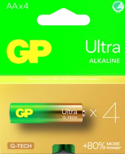 Batteri Ultra Alkaline AA/LR6 4-p>GP Batteries Discount