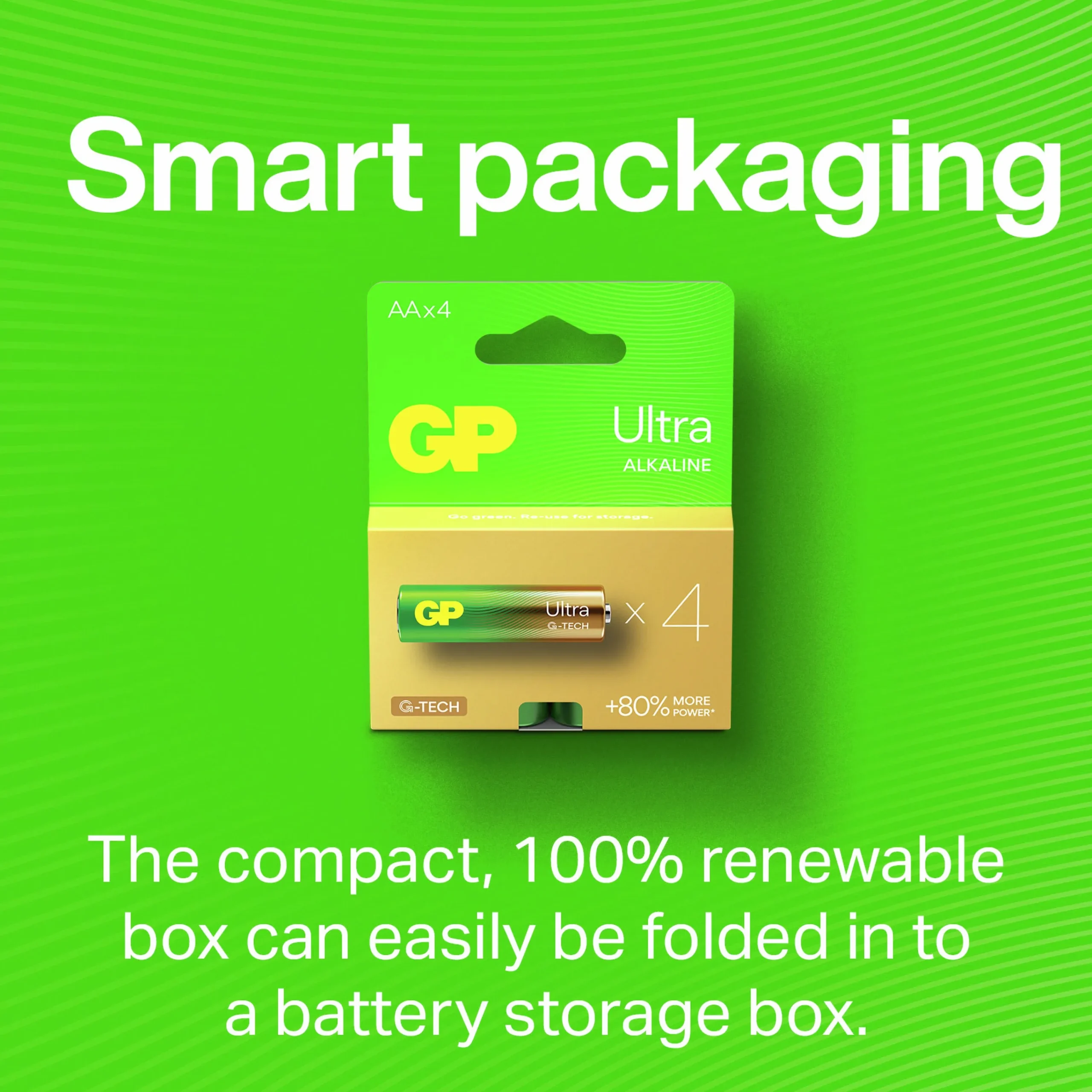 Batteri Ultra Alkaline AA/LR6 4-p>GP Batteries Discount