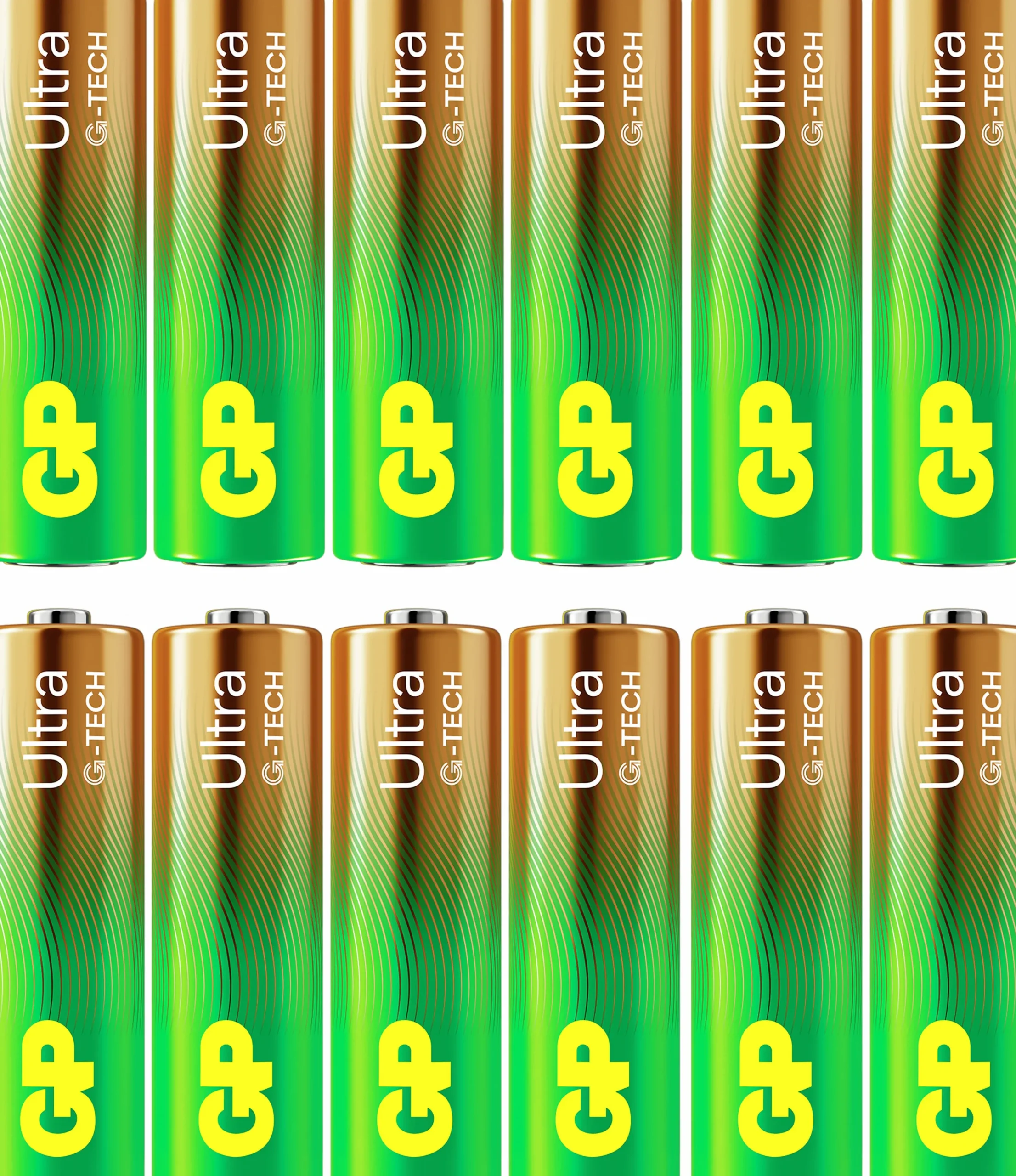 Batteri Ultra Alkaline AA/LR6 12-p>GP Batteries