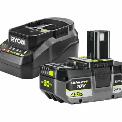 Batteri + Laddare ONE+ RC18120B-140X 4Ah 18V>Ryobi Sale