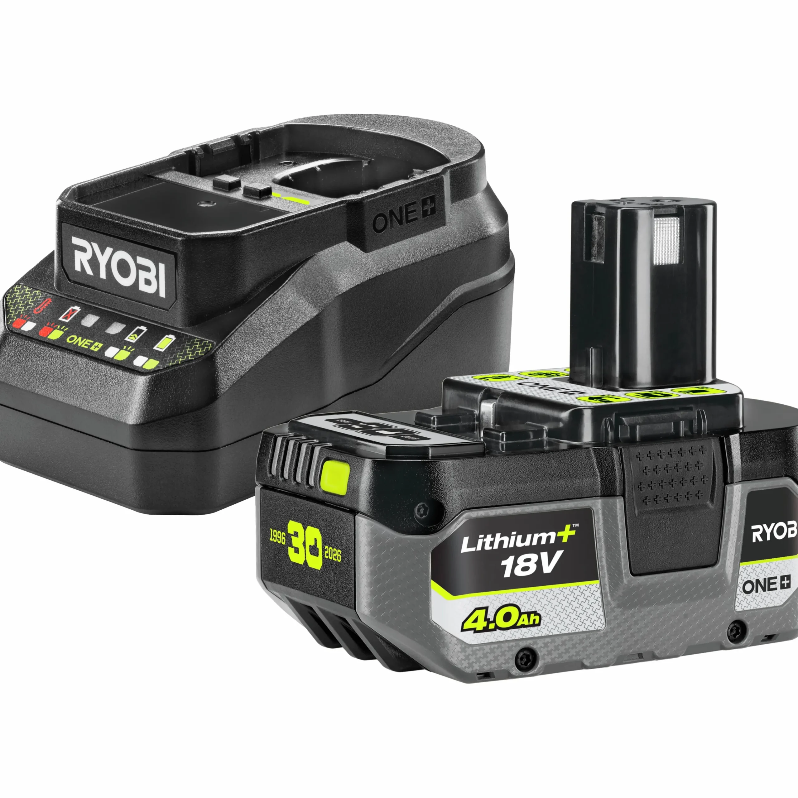 Batteri + Laddare ONE+ RC18120B-140X 4Ah 18V>Ryobi Sale