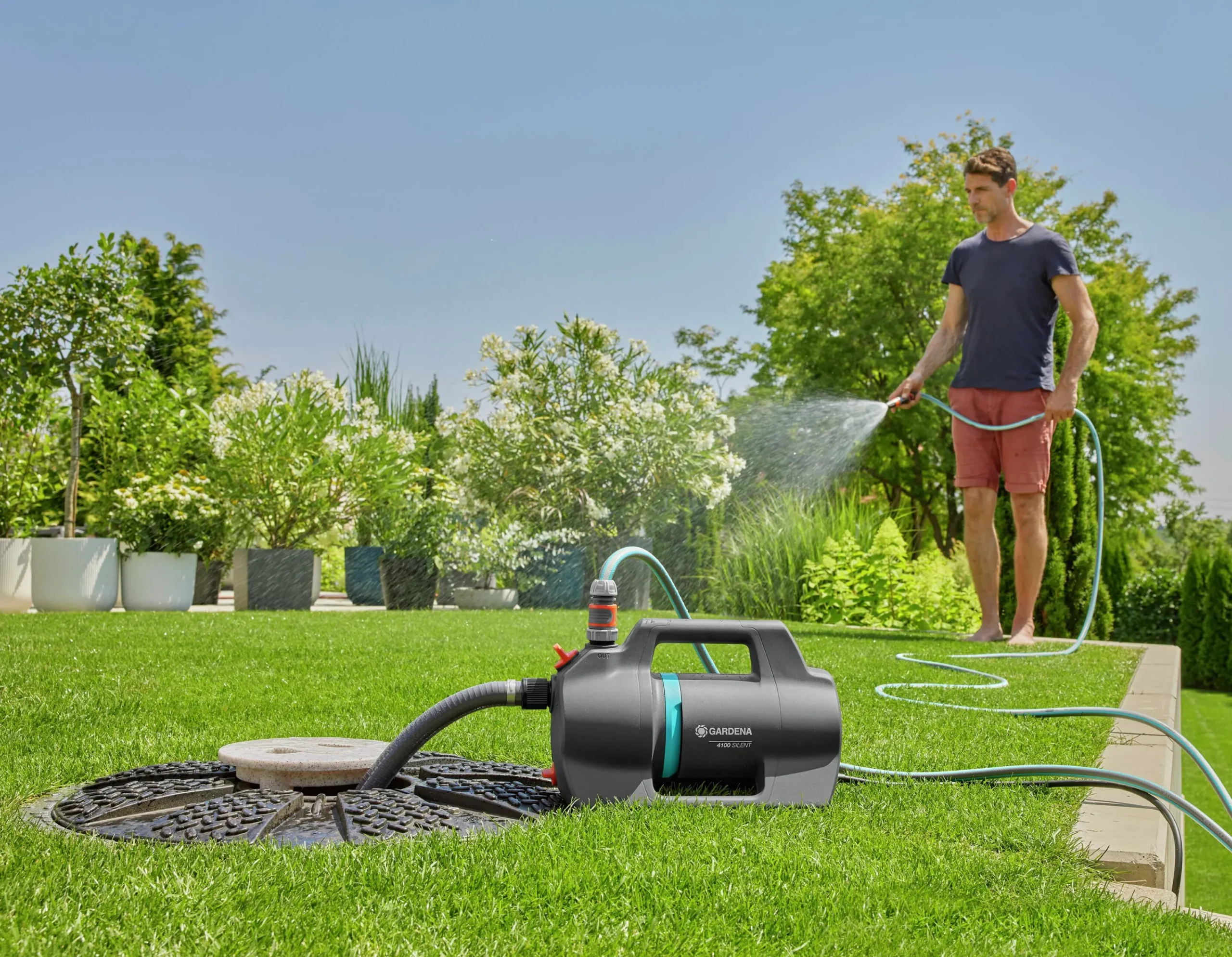 Bevattningspump 4100 Silent Set>Gardena Online