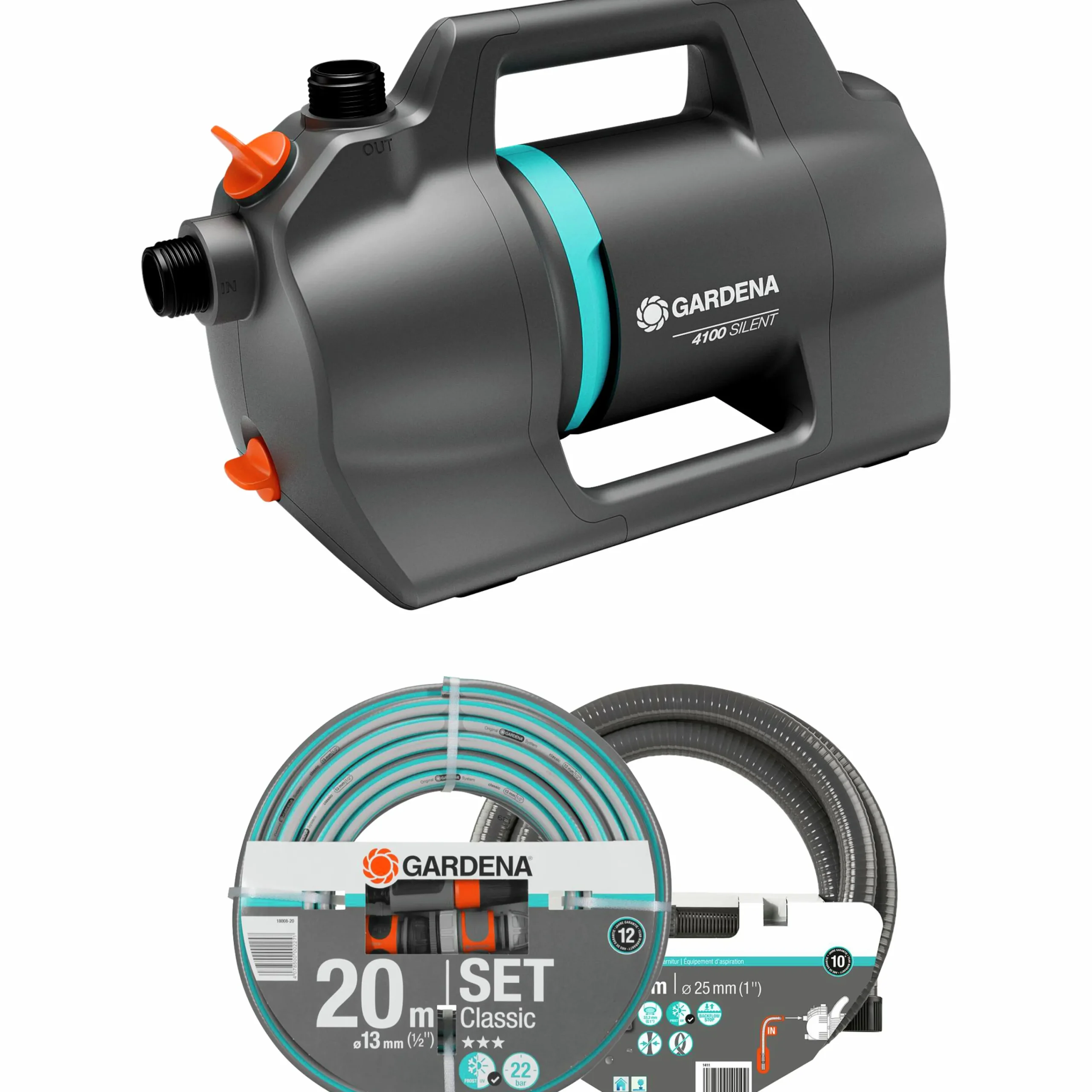 Bevattningspump 4100 Silent Set>Gardena Online