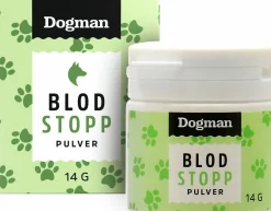 Blodstillande pulver Blodstopp 14g>Dogman Hot