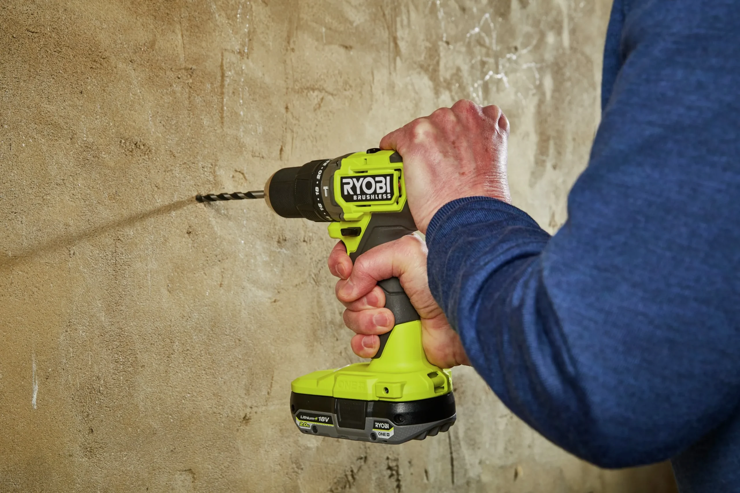Borrskruvdragare med slag ONE+ RPD18BL1-2C20S Kit 18V>Ryobi Outlet