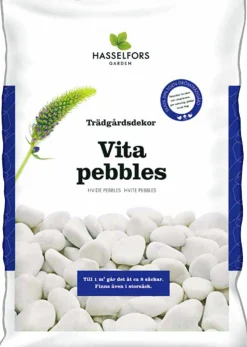 Dekorsten Hasselfors Vita pebbles 7kg>Hasselfors Garden Discount