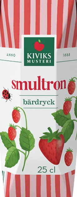 Dricka Kivik Musteri Smultron m sugrör 25cl>Kiviks Musteri Online