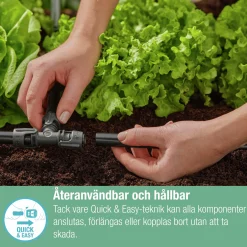 Droppbevattning MicroDrip Rabatt & Trädgård Startset><noscript><img width=