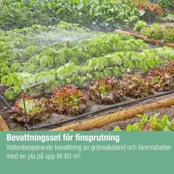 Droppbevattning MicroDrip Rabatt & Trädgård Startset><noscript><img width=