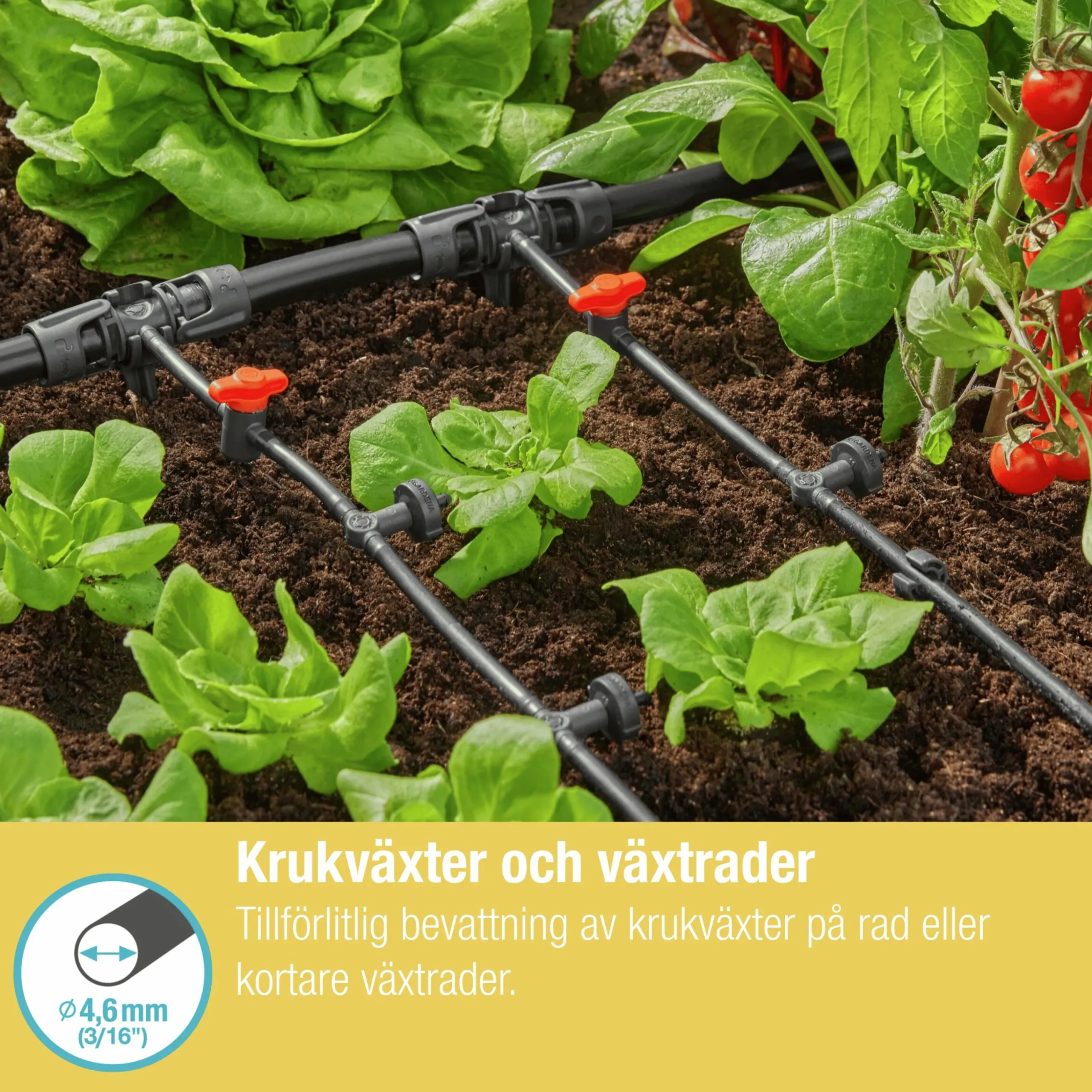 Droppspridare Inline Tryckreglerande 2 l/h 10-p>Gardena Clearance