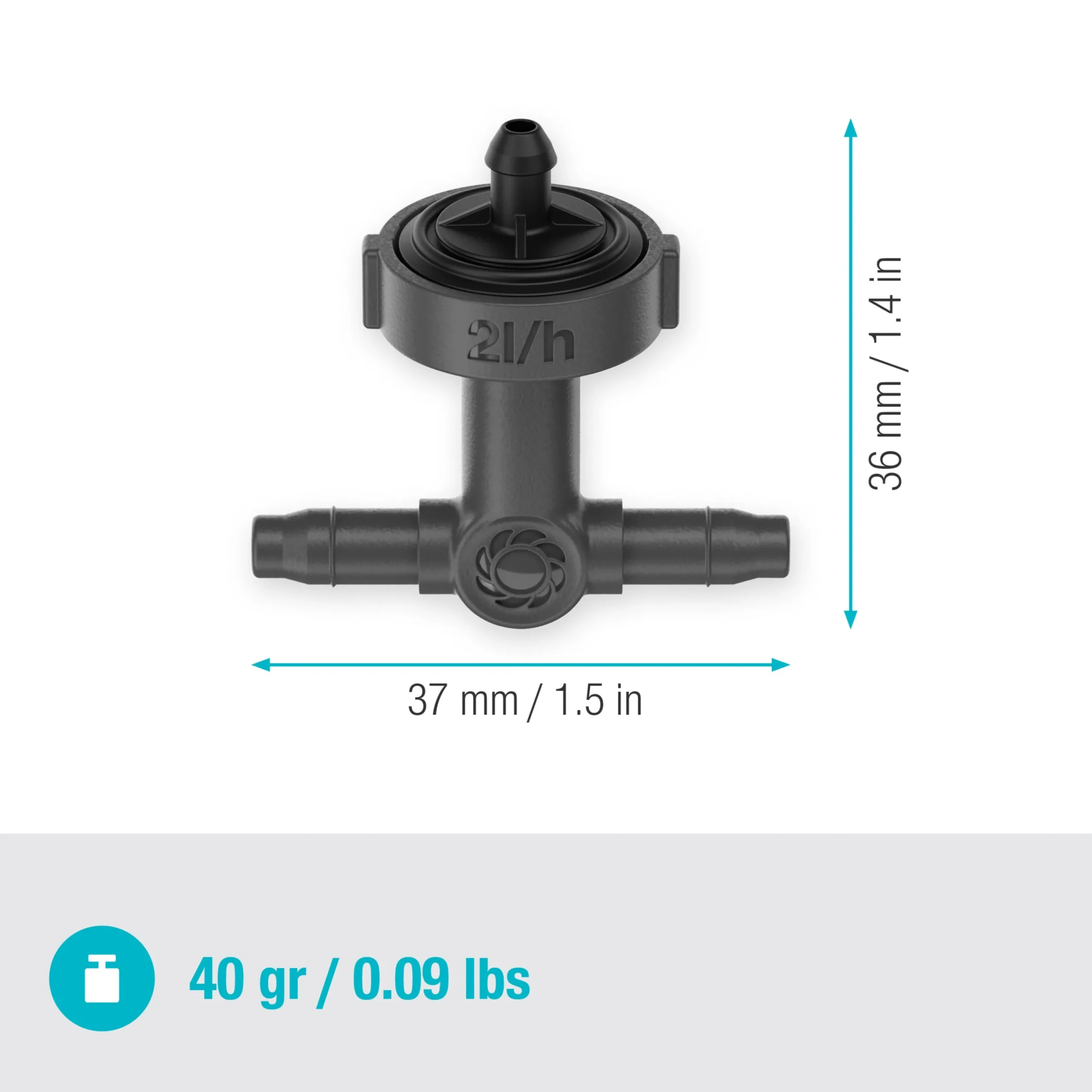 Droppspridare Inline Tryckreglerande 2 l/h 10-p>Gardena Clearance