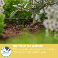 Droppspridare MicroDrip Tryckreglerande 2 l/h 10-p><noscript><img width=