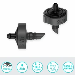 Droppspridare MicroDrip Tryckreglerande 2 l/h 10-p><noscript><img width=