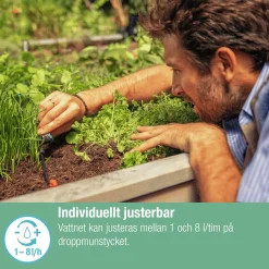 Droppspridare MicroDrip Ställbar Tryckreglerande><noscript><img width=