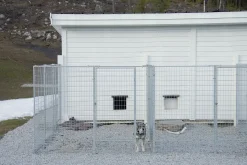 Dörrsektion till hundgård Metall 120x180cm><noscript><img width=