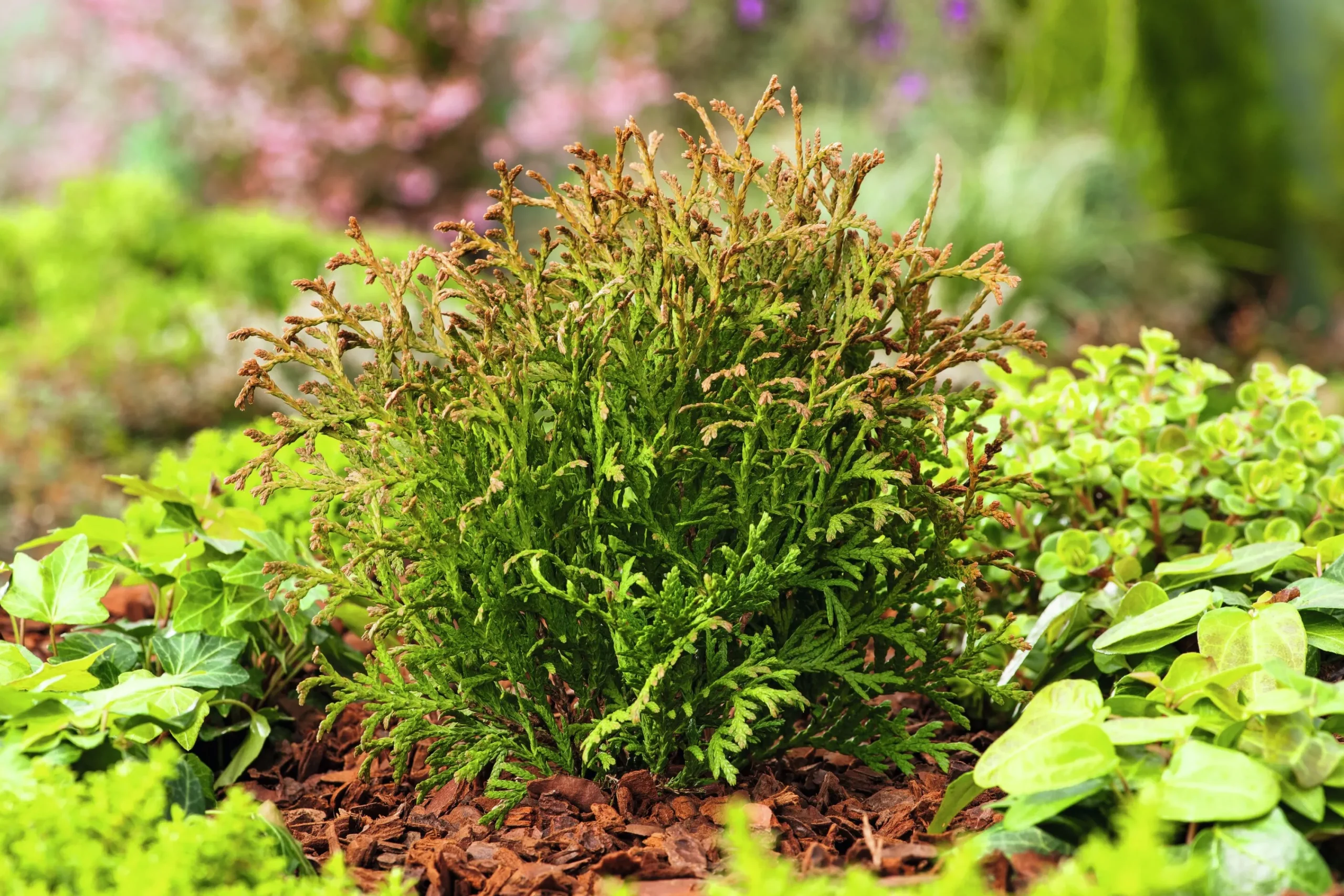 Dvärgtuja 'Tiny Tim' Krukodlad>Omnia garden Hot