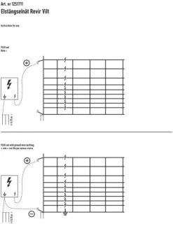 Elstängselnät OviNet Maxi mot vilt/varg 122cm 50m><noscript><img width=