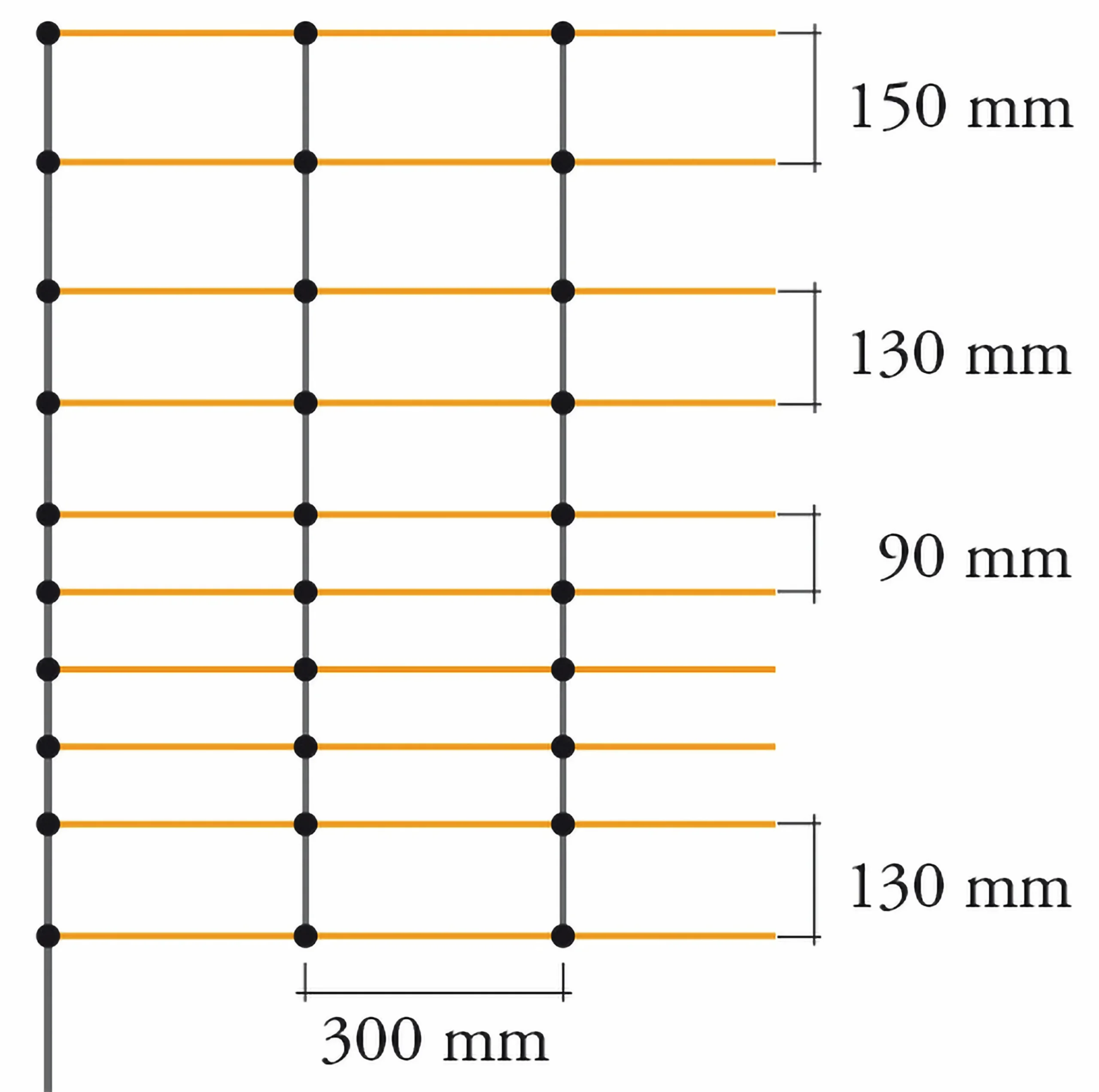 Elstängselnät TitanNet får 108cm 50m>AKO Online