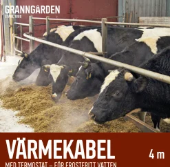 Elvärmekabel med termostat Grön 4+2m><noscript><img width=