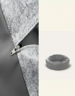 Extra klädsel Rund Grå 50cm>Bia bed Clearance
