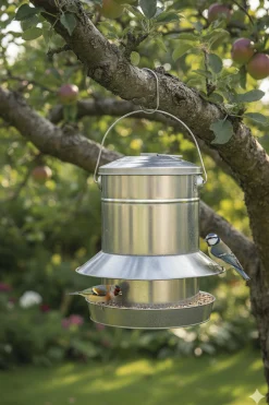 Fågelmatare Gigant Frö Zink 9,5L>Nelson Garden Outlet