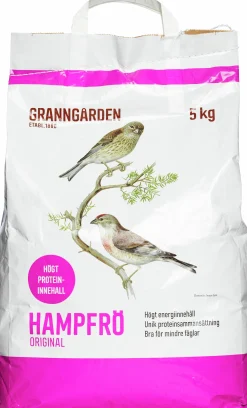 Fågelmat Hampfrö 5kg>Granngården Best