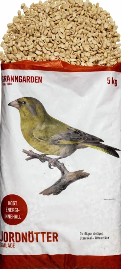 Fågelmat Jordnötter Skalade 5kg>Granngården Discount