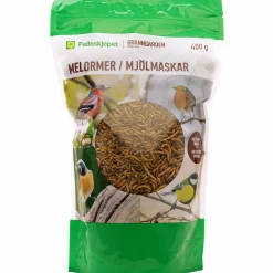 Fågelmat Mjölmaskar 400g>Granngården Best