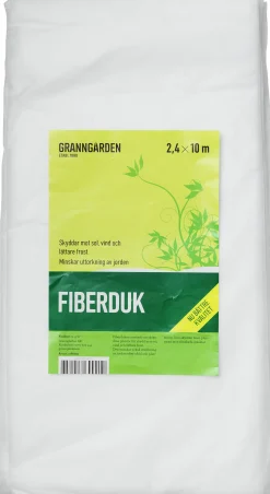 Fiberduk 25g Vit 2,4x10m>Granngården Hot