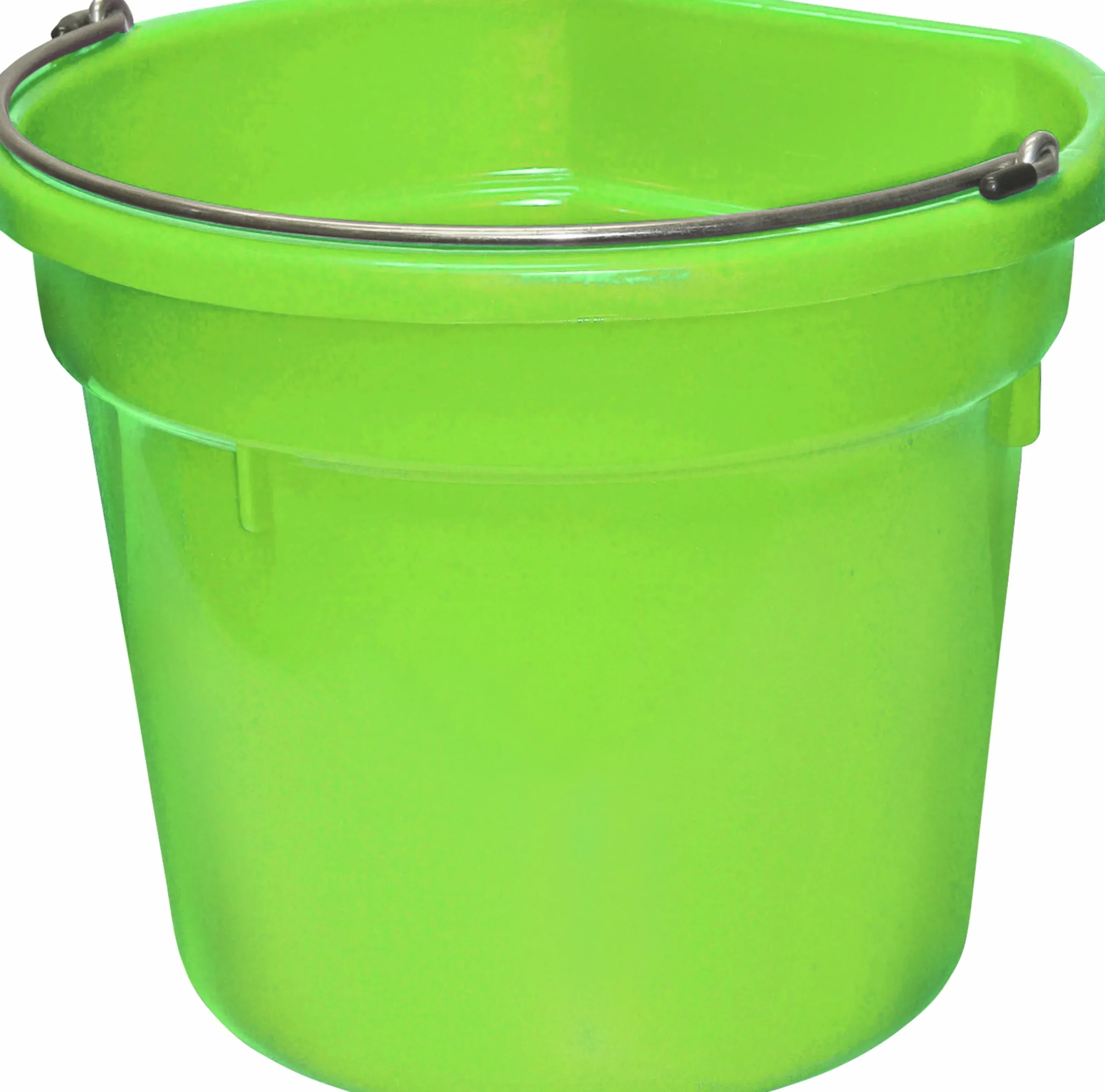 FlatBack foder- och vattenhink lime 20L>Kerbl Best
