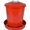 Foderautomat Plåt Röd 6kg>Willab Outlet