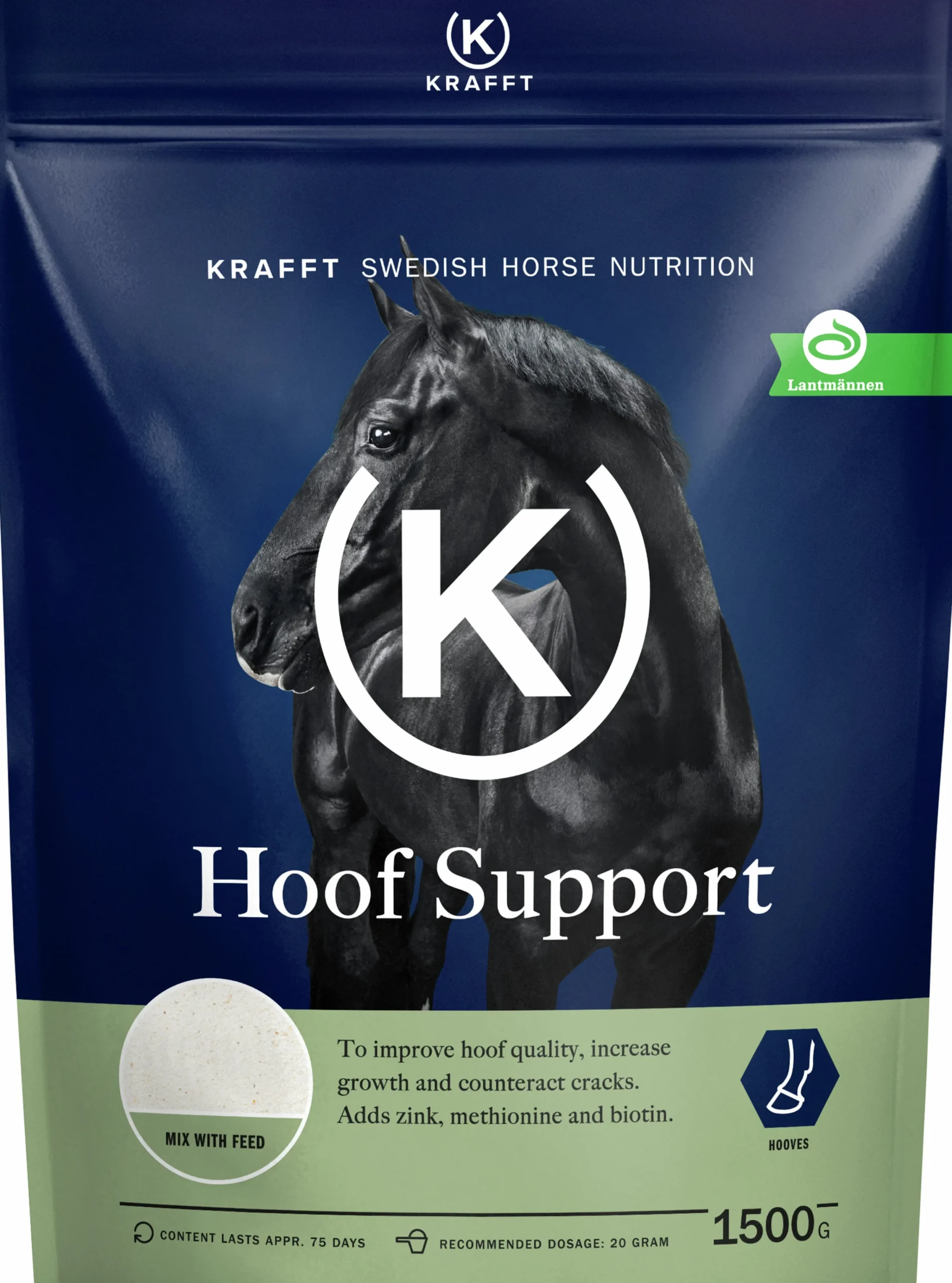 Fodertillskott Hoof Support 1500g>Krafft Clearance