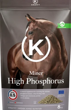 Fodertillskott Miner High Phosphorus Pellets 8kg>Krafft Outlet