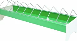 Fodertråg för Höns Metall Grön 750x140x150mm>Granngården Clearance