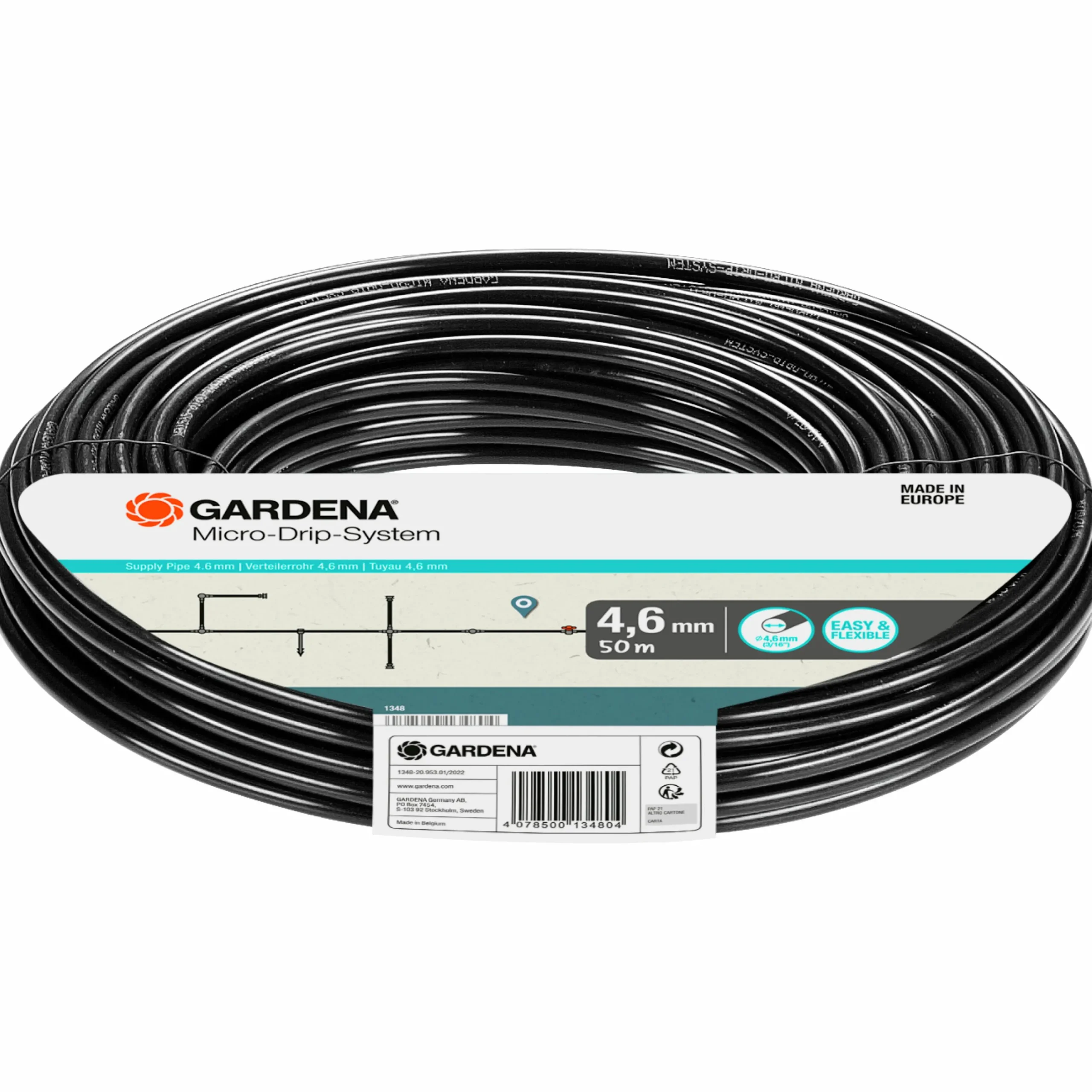 Fördelarrör MicroDrip 3/16" 50m>Gardena Clearance