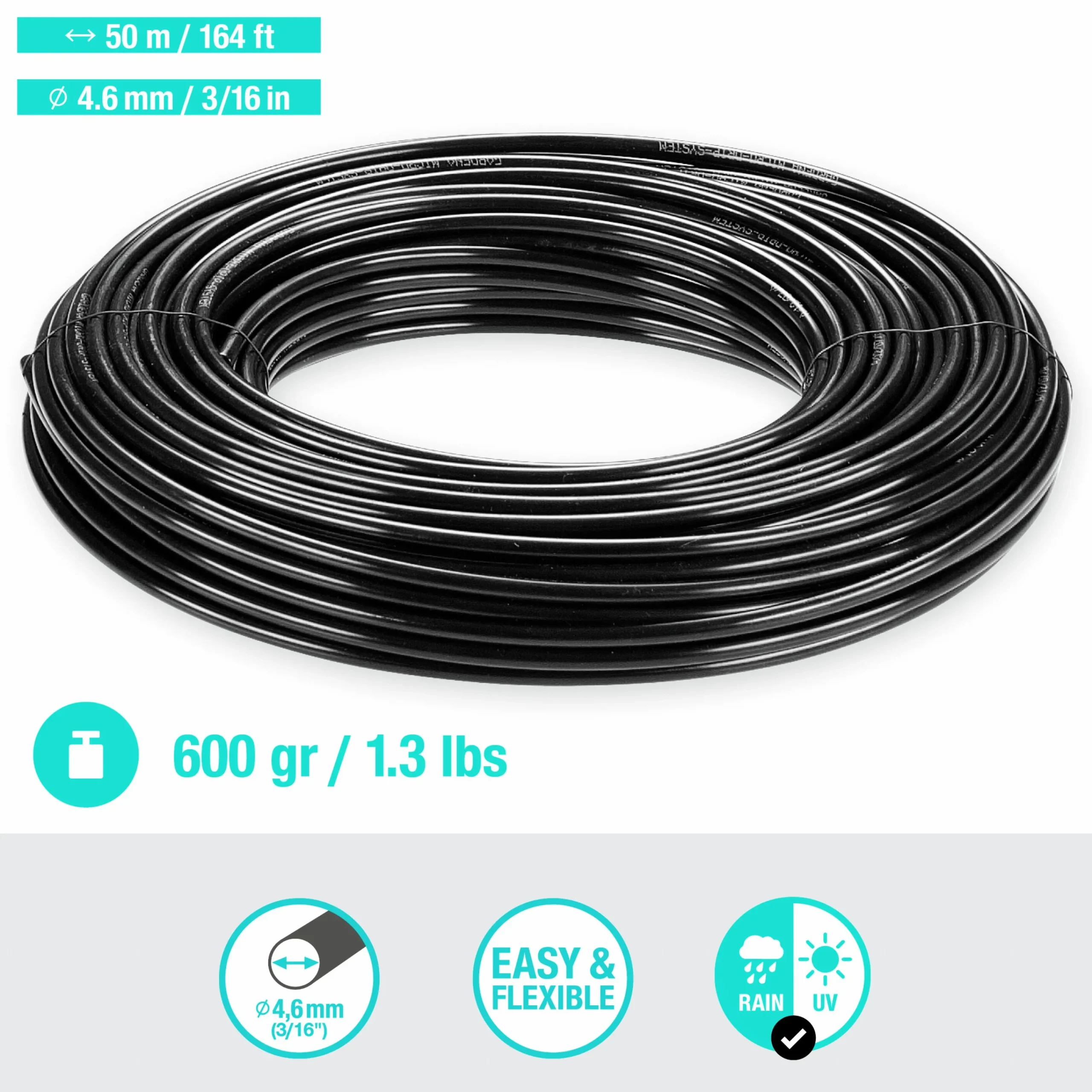 Fördelarrör MicroDrip 3/16" 50m>Gardena Clearance