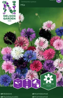 Fröer Blåklint Hög Blandade färger>Nelson Garden Hot
