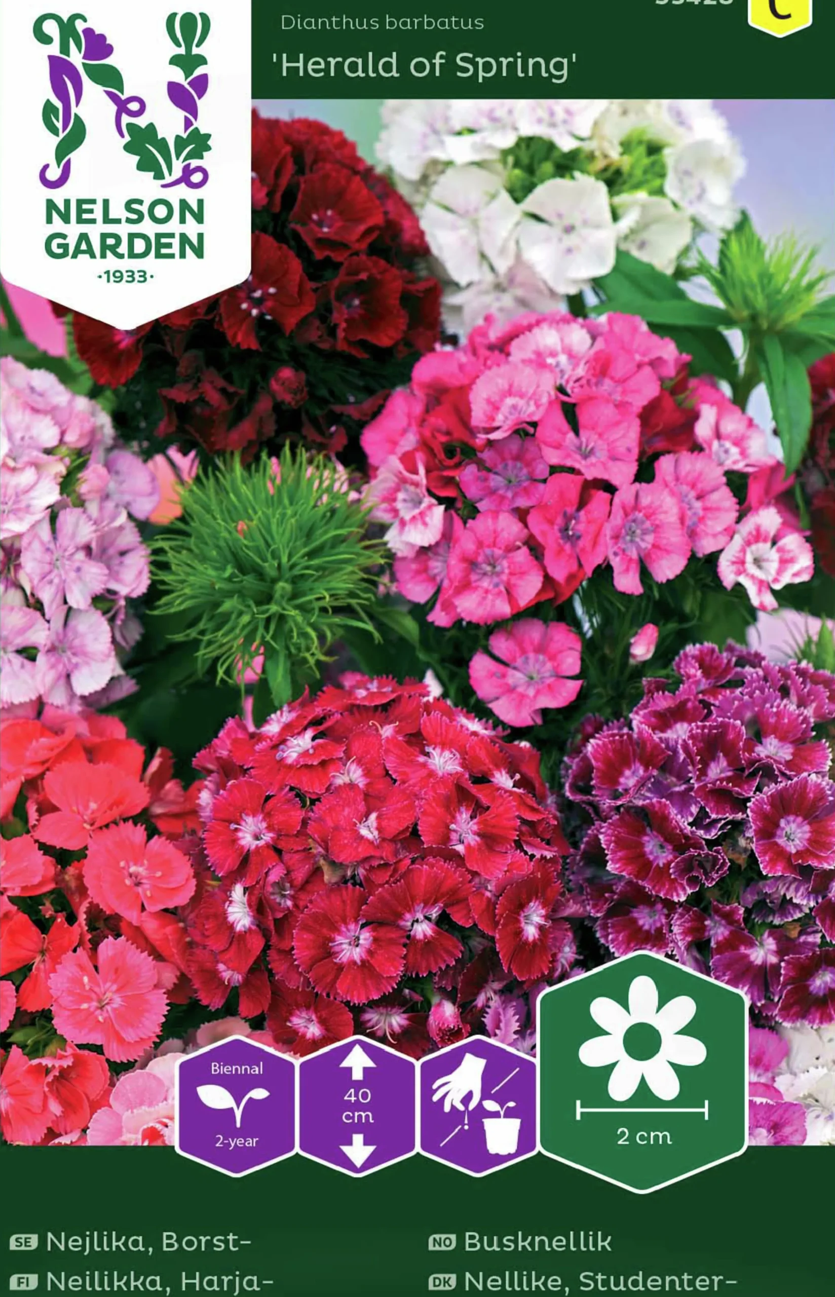 Fröer Borstnejlika Herald of Spring>Nelson Garden Outlet