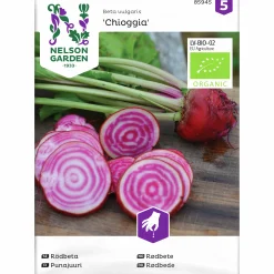 Fröer Chioggia Rödbeta Organic>Nelson Garden New